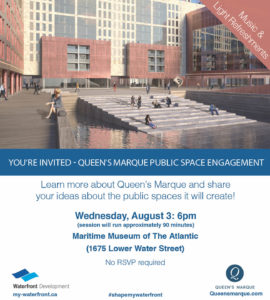 Queen's Marque Poster for Public Space Engagement