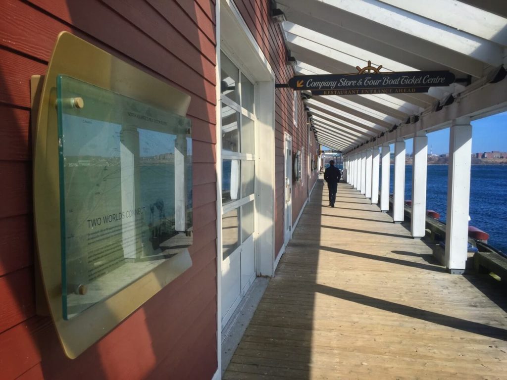 Exterior view of shops at Halifax Waterfront